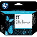 TETE D'IMPRESSION ORIGINAL HP C9380A GRIS ET NOIR N°72