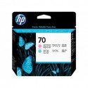 TETE D'IMPRESSION ORIGINAL HP C9405A MAGENTA CLAIR ET CYAN CLAIR N°70