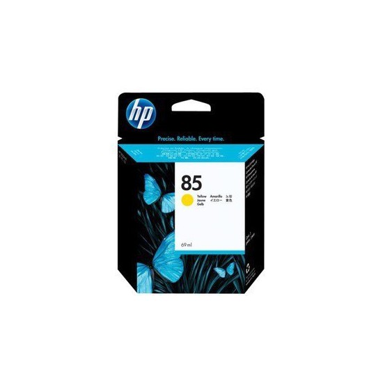 CARTOUCHE JET D'ENCRE ORIGINAL HP C9427A JAUNE 28ML N°85