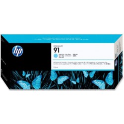 CARTOUCHE JET D'ENCRE ORIGINAL HP C9470A CYAN CLAIR 775ML N°91