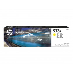 CARTOUCHE JET D'ENCRE ORIGINAL HP F6T83AE  / JAUNE 7000 PAGES N°973X