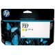 CARTOUCHE JET D'ENCRE ORIGINAL HP B3P21A JAUNE 130ML N°727