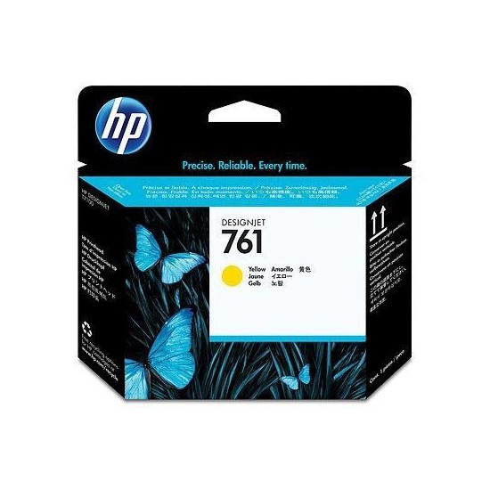 TETE D'IMPRESSION ORIGINAL HP CH645A JAUNE N°761