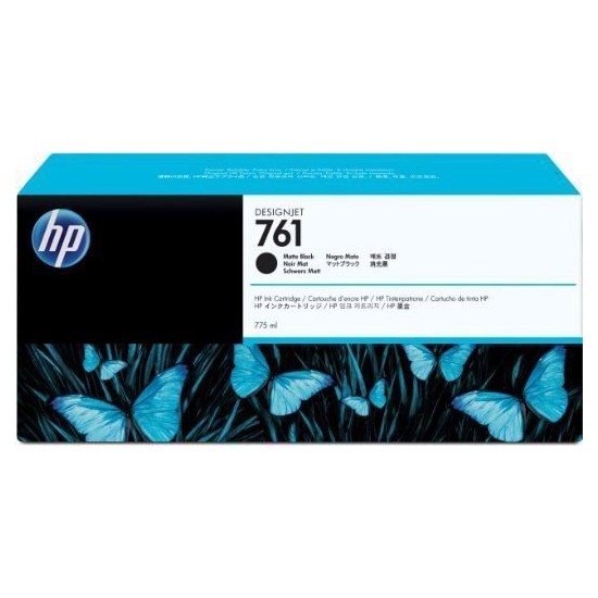 CARTOUCHE JET D'ENCRE ORIGINAL HP CM997A NOIR MAT 775ML N°761