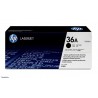 TONER LASER ORIGINAL HP CB436A NOIR 36A 2000 PAGES