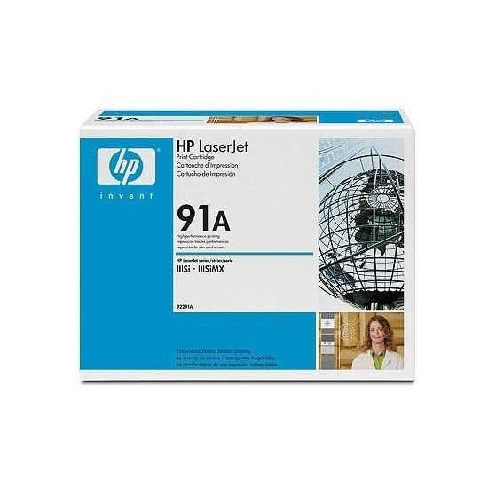 TONER LASER ORIGINAL HP 92291A NOIR 91A 10250 PAGES