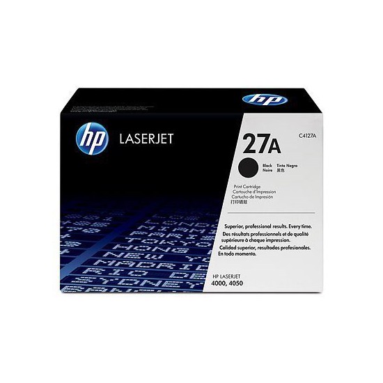 TONER LASER ORIGINAL HP C4127A NOIR 27A 6000 PAGES