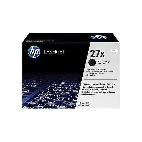 TONER LASER ORIGINAL HP C4127X NOIR 27X 10000 PAGES