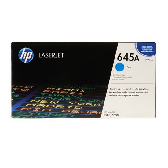 TONER LASER ORIGINAL HP C9731A CYAN 645A 12000 PAGES