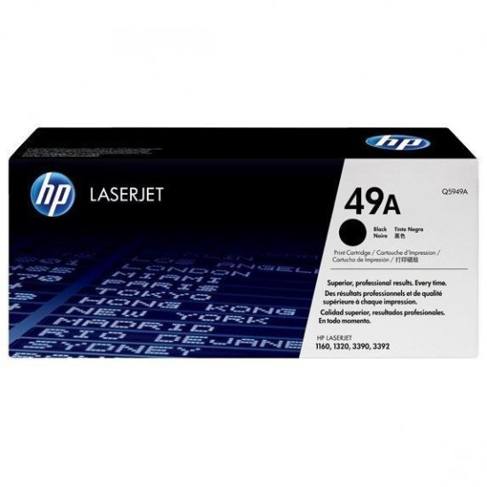 TONER LASER ORIGINAL HP Q5949A NOIR 49A 2500 PAGES