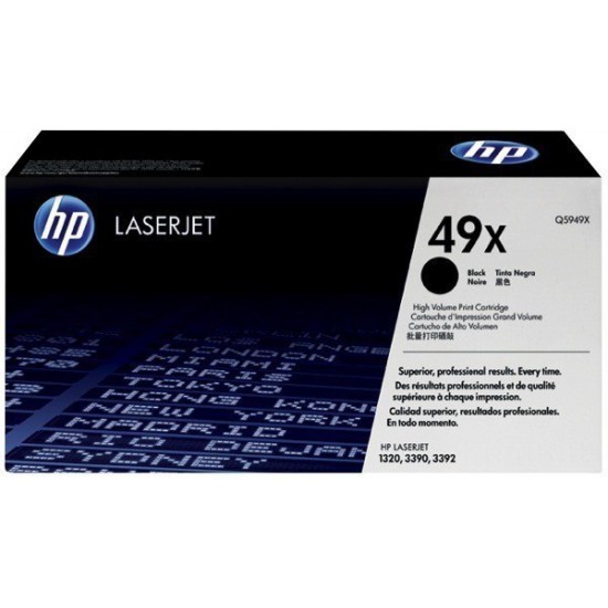 TONER LASER ORIGINAL HP Q5949X NOIR 49X 6000 PAGES