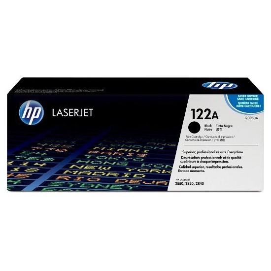 TONER LASER ORIGINAL HP Q3960A NOIR 122A 5000 PAGES