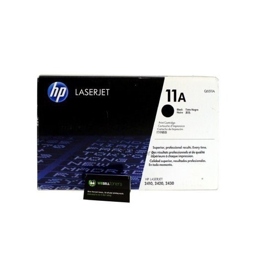 TONER LASER ORIGINAL HP Q6511A NOIR 11A 6000 PAGES