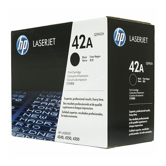 TONER LASER ORIGINAL HP Q5942A NOIR 42A 10000 PAGES