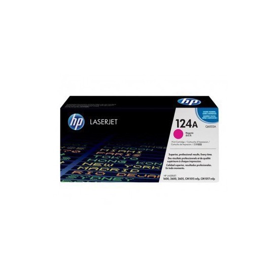 TONER LASER ORIGINAL HP Q6003A MAGENTA 124A 2000 PAGES