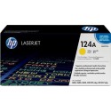 TONER LASER ORIGINAL HP Q6002A JAUNE 124A 2000 PAGES