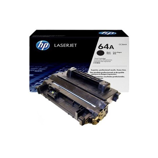 TONER LASER ORIGINAL HP CC364A NOIR 64A P4014 10000 PAGES