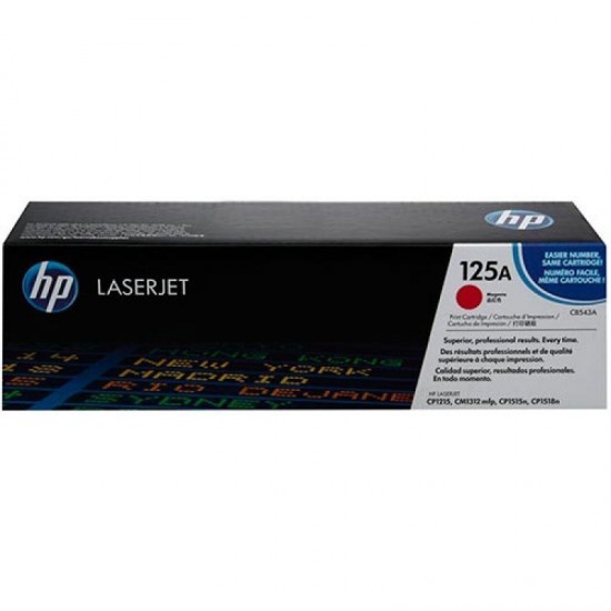 TONER LASER ORIGINAL HP CB543A MAGENTA 125A 1400 PAGES