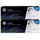 KIT DE 2 TONERS LASER ORIGINAL HP CC530AD NOIR 304A 2x3500 PAGES