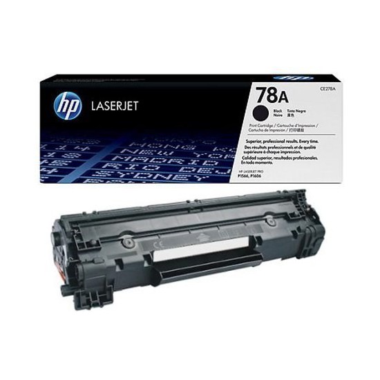 TONER LASER ORIGINAL HP CE278A NOIR 78A 2100 PAGES