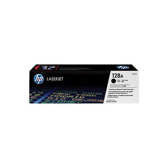 TONER LASER ORIGINAL HP CE320A NOIR 128A 2000 PAGES