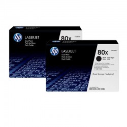 KIT DE 2 TONERS LASER ORIGINAL HP CF280XD NOIR 80X 2x6700 PAGES