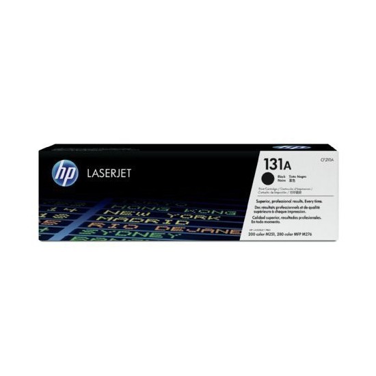 TONER LASER ORIGINAL HP CF210A NOIR 131A 1600 PAGES