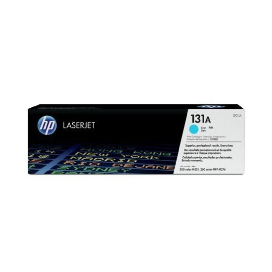 TONER LASER ORIGINAL HP CF211A CYAN 131A 1800 PAGES