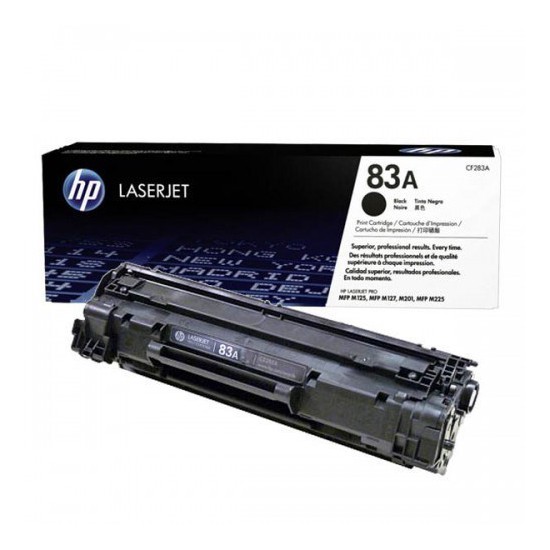 TONER LASER ORIGINAL HP CF283A NOIR 83A 1500 PAGES