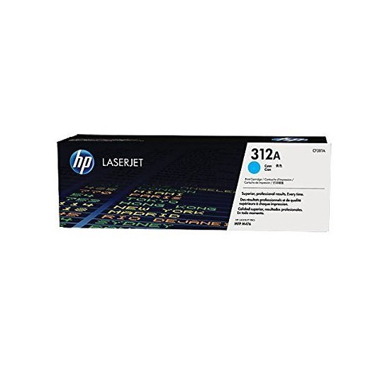 TONER LASER ORIGINAL HP CF381A / 312A / CYAN 2700 PAGES