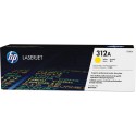 TONER LASER ORIGINAL HP CF382A / 312A / JAUNE 2700 PAGES