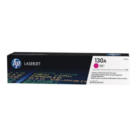 TONER LASER ORIGINAL HP CF353A MAGENTA 130A 1000 PAGES