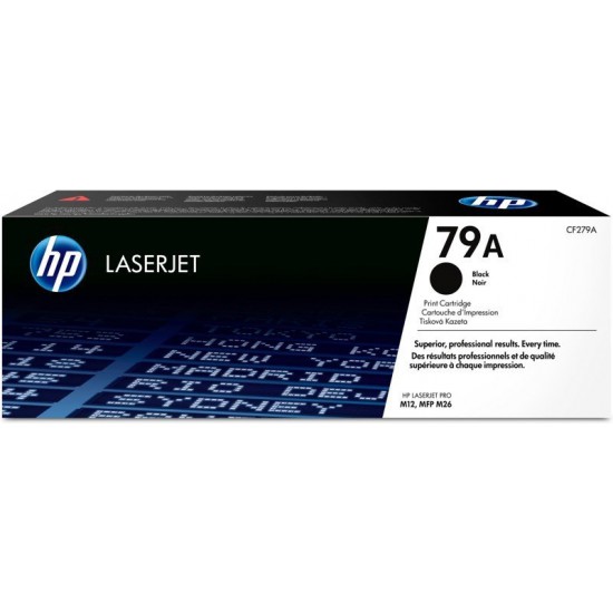 TONER LASER ORIGINAL HP CF279A / 79A / NOIR 1000 PAGES