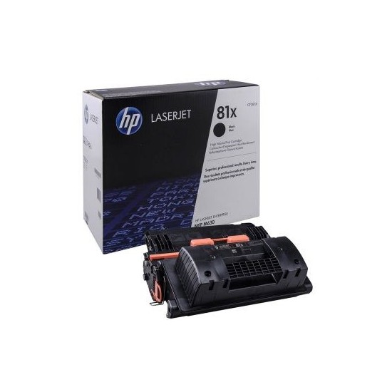 TONER LASER ORIGINAL HP CF281X / 81X NOIR 25000 PAGES