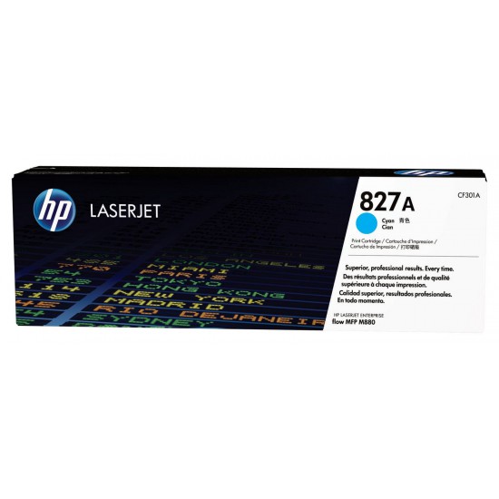 TONER LASER ORIGINAL HP CF301A CYAN 32000 PAGES