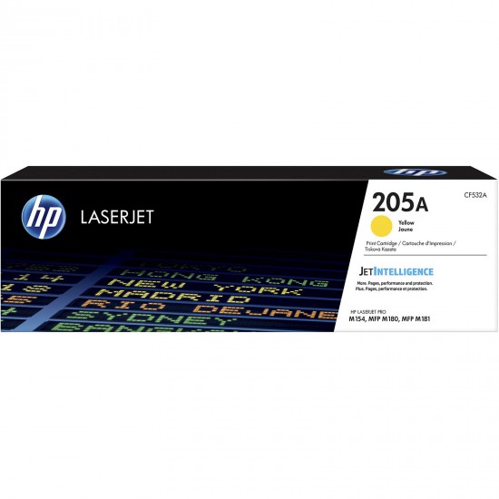 TONER LASER ORIGINAL HP CF532A JAUNE 900 PAGES