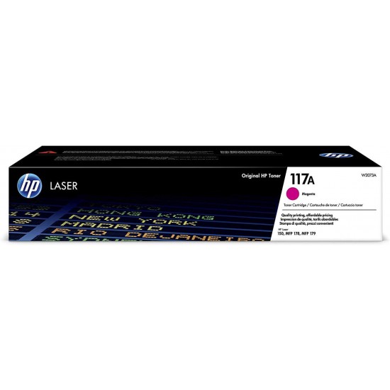 TONER LASER ORIGINAL HP W2073A / 117A MAGENTA 700 PAGES