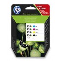 PACK 4 CARTOUCHES HP ORIGINAL 935XL / 934XL / X4E14AE / CMJN