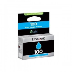 CARTOUCHE JET D'ENCRE ORIGINAL LEXMARK 14N0900 N°100 CYAN 200 PAGES