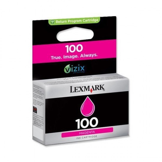 CARTOUCHE JET D'ENCRE ORIGINAL LEXMARK 14N0901E N°100 MAG 200 PAGES