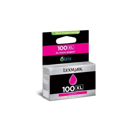 CARTOUCHE JET D'ENCRE ORIGINAL LEXMARK 14N1070E N°100XL MAG 600 PAGES