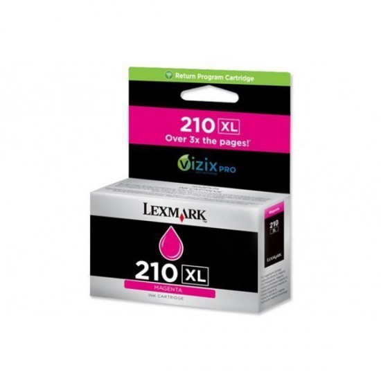 CARTOUCHE JET D'ENCRE ORIGINAL LEXMARK 14L0176E MAGENTA 1600 PAGES