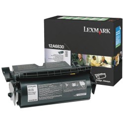 TONER LASER ORIGINAL LEXMARK 12A6830 T520/T522 NOIR 7500 PAGES