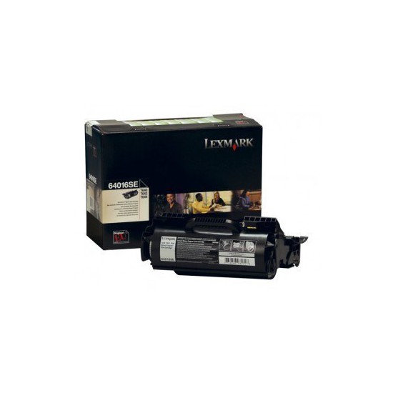 TONER LASER ORIGINAL LEXMARK 64016SE T640/642/644 NOIR 6000 PAGES