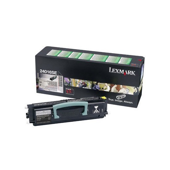 TONER LASER ORIGINAL LEXMARK 24016SE E230/232/234/330 NOIR 2500 PAGES