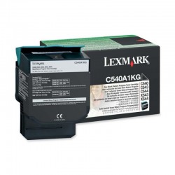 TONER LASER ORIGINAL LEXMARK C540A1KG C540/X543 NOIR 1000 PAGES