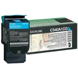 TONER LASER ORIGINAL LEXMARK C540A1CG C540/X543 CYAN 1000 PAGES