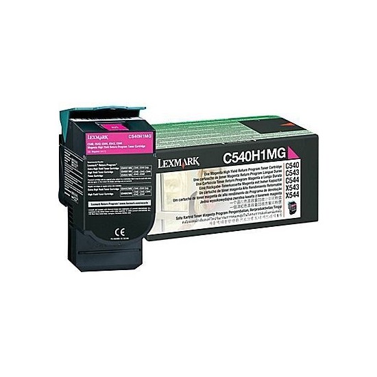 TONER LASER ORIGINAL LEXMARK C540H1MG C540/X543 MAGENTA 2000 PAGES