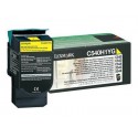 TONER LASER ORIGINAL LEXMARK C540H1YG C540/X543 JAUNE 2000 PAGES