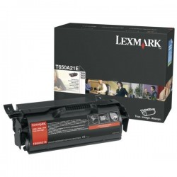 TONER LASER ORIGINAL LEXMARK T650A21E T650/652/654 NOIR 7000 PAGES